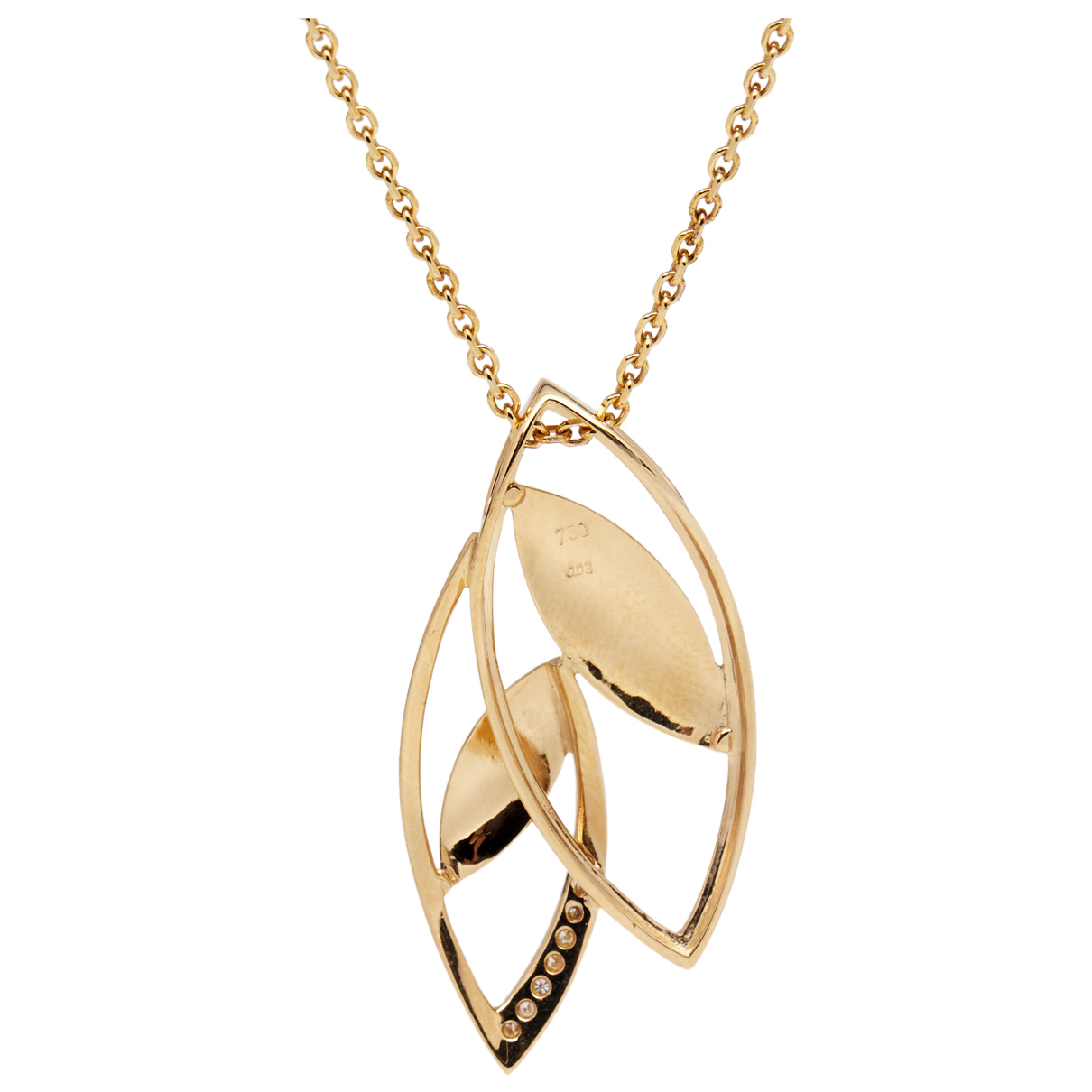 Yellow gold pendant Bernhard H Mayer 